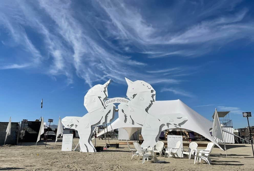 西澤絵理さんのインスタグラム写真 - (西澤絵理Instagram)「. Burning Man 2022🐫🌵 サンタモニカからキャンプまで車で16時間🔥 行く途中の景色もすごく綺麗だったけど、 ブラックロックシティはもっとすごかった‥🥺  Burning Manの投稿続きます❤️‍🔥 . #burningman #burningman2022」9月10日 14時44分 - eriyogacat