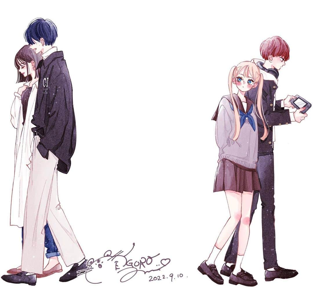 目黒あむのインスタグラム：「カバー裏元絵🌱 ⁡ フォロー♡コメントにメンションなどいつもありがとうございます😊TikTokやタグでの投稿も嬉しすぎます感謝です〜！✨ ⁡ #お姉ちゃんの翠くん #漫画 #少女漫画 #comic」