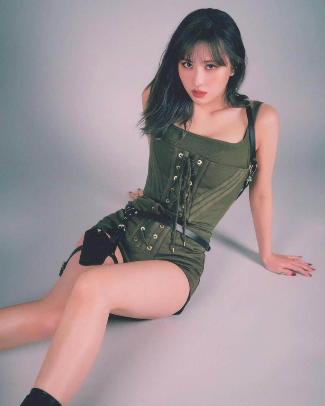 モモのインスタグラム：「♡ [Scans] 220910 - BETWEEN 1&2 Photobook Scans   -  #MOMO #트와이스 #모모 #平井もも #もも #TWICE © njmsjmdct2」