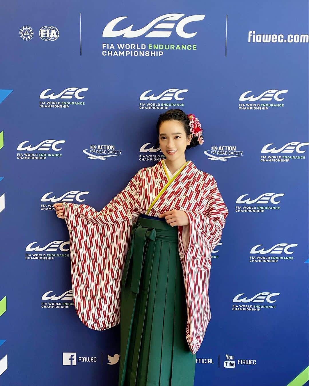 太田麻美のインスタグラム：「FIA 世界耐久選手権(WEC)富士6h耐久レース🗻✨ 3年連続で、今年もWECグリッドセレモニーガールを務めさせて頂きとても光栄で誇りに思います🎌 TGR 1.2フィニッシュおめでとうございます🏆㊗️ 本日は会いにきてくださった皆様、応援してくださった皆様有り難うございました✨  #wec #wecfuji #fiawec #japan #japanesegirl #世界選手権」