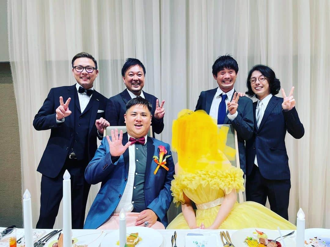 池田周平さんのインスタグラム写真 - (池田周平Instagram)「真べぇ夫婦おめでとう㊗️  #ダブルアート #真べぇ  #かんざき　さん #ガクテンソク奥田  #タナからイケダ」9月11日 22時36分 - ikeda_shuhey