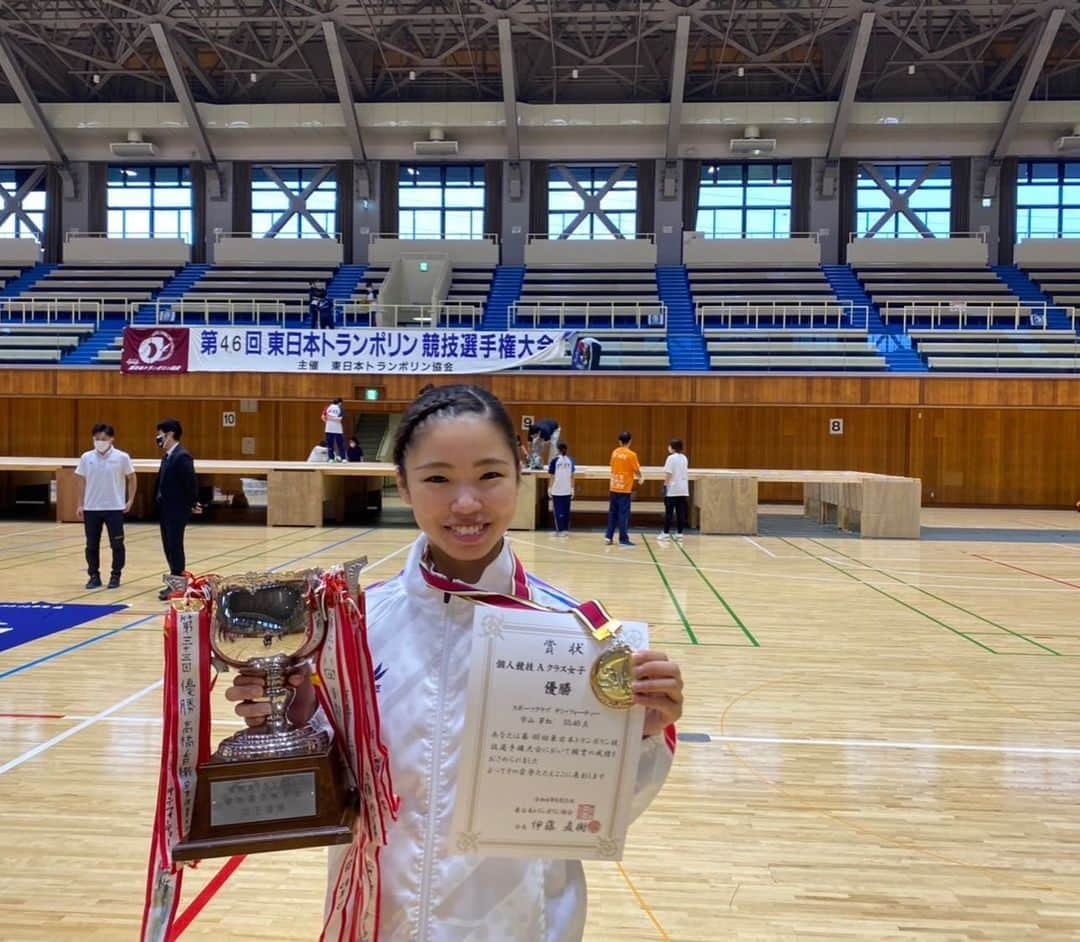 宇山芽紅のインスタグラム：「. 東日本選手権 優勝🏆  まだまだ修正しながら、 10月の全日本選手権に向けて頑張ります✨」