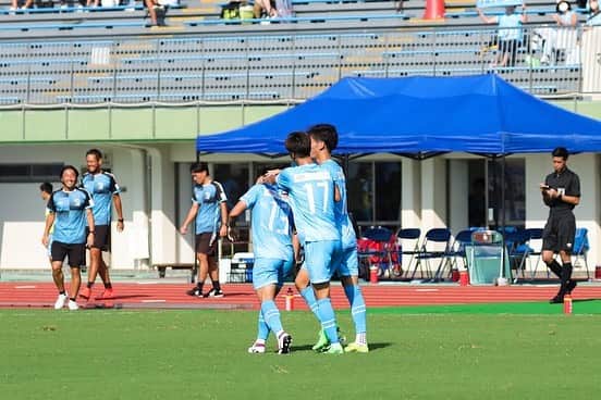 斧澤隼輝のインスタグラム：「久しぶりの勝利 久しぶりのゴール👌 勝ち続けよう！ #ティアモ #枚方 #成長 #13 #斧澤隼輝」