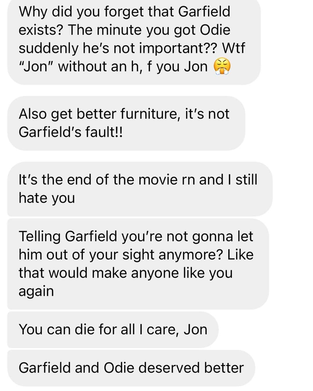 ブレッキン・メイヤーのインスタグラム：「Sometimes Garfield fans slide into the DMs real hard. #JonWithoutAnH」