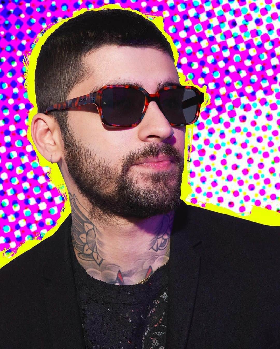 ゼイン・マリクのインスタグラム：「Welcome to the land of creativity and self-expression. This is ART-WORLD. #ZAYNxARNETTE」