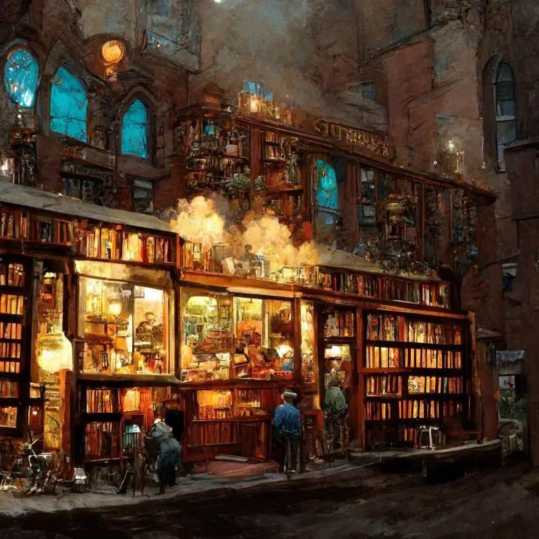 西野亮廣さんのインスタグラム写真 - (西野亮廣Instagram)「『bookstore』  いつか落ち着いたら、僕のお気に入りのファンタジー作品しか並んでない本棚を作りたいな。  落ち着く日がくるのかな。  @chimney_traveller  #chimneytown  #えんとつ町のプペル」9月14日 11時41分 - japanesehandsome