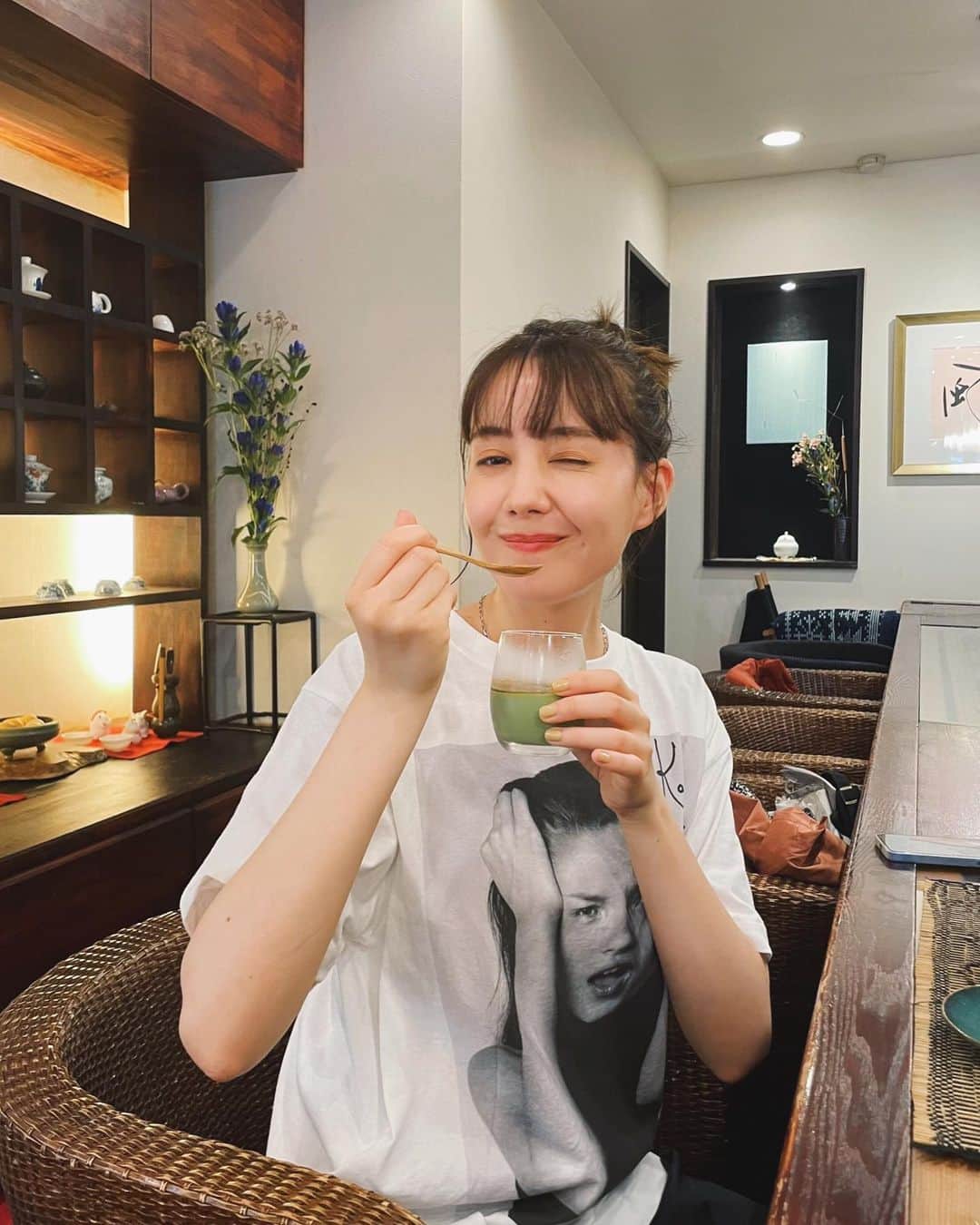 新井貴子のインスタグラム：「always sweet🦋💕」