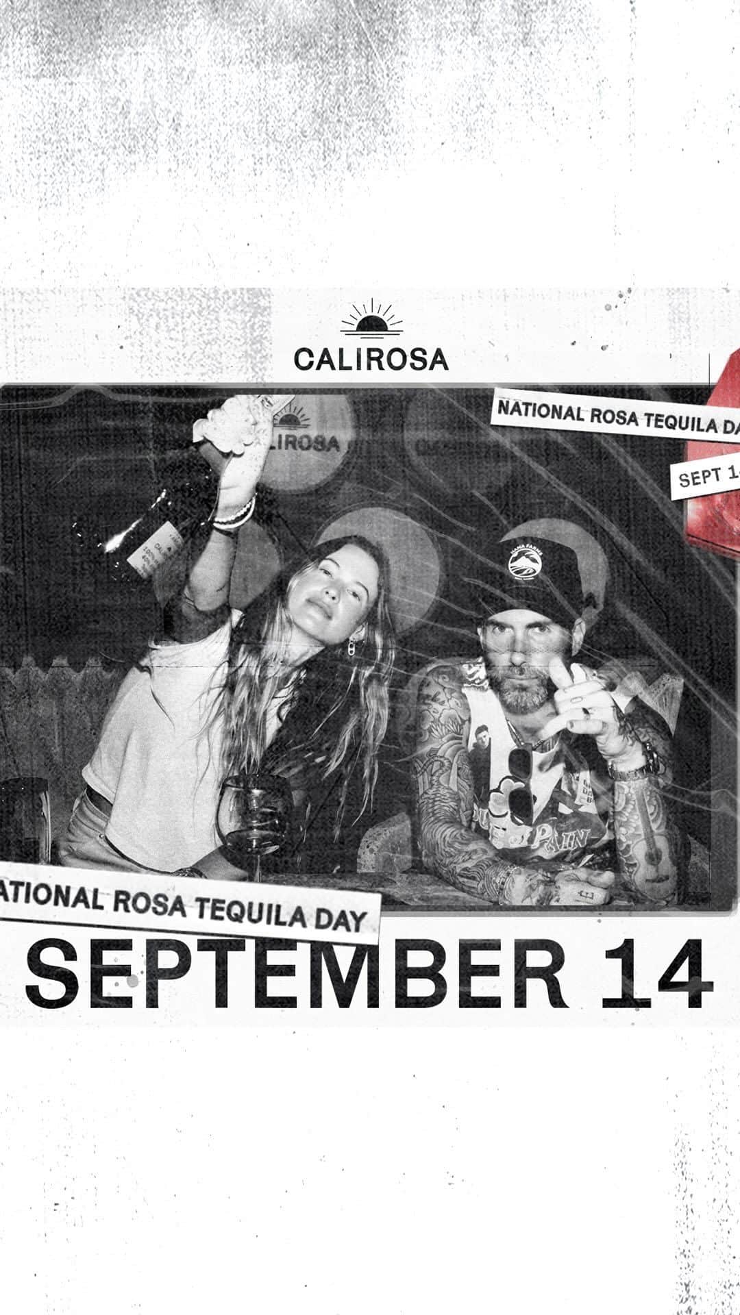 ベハティ・プリンスルーのインスタグラム：「Drinking pink now has its own national holiday. Cheers to National Rosa Tequila Day 🌹」