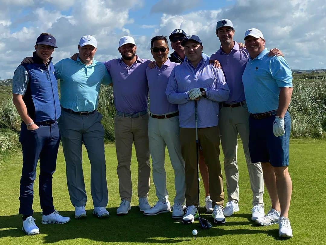 コール・ハメルズのインスタグラム：「First time to Ireland and I can’t wait to come back! An incredible group of friends, which made for priceless banter and great memories! Need to work on the golf game some more because these courses are no joke. The service, staff and caddies were exceptional and make it so enjoyable. Always proud to have some Irish heritage in me.」