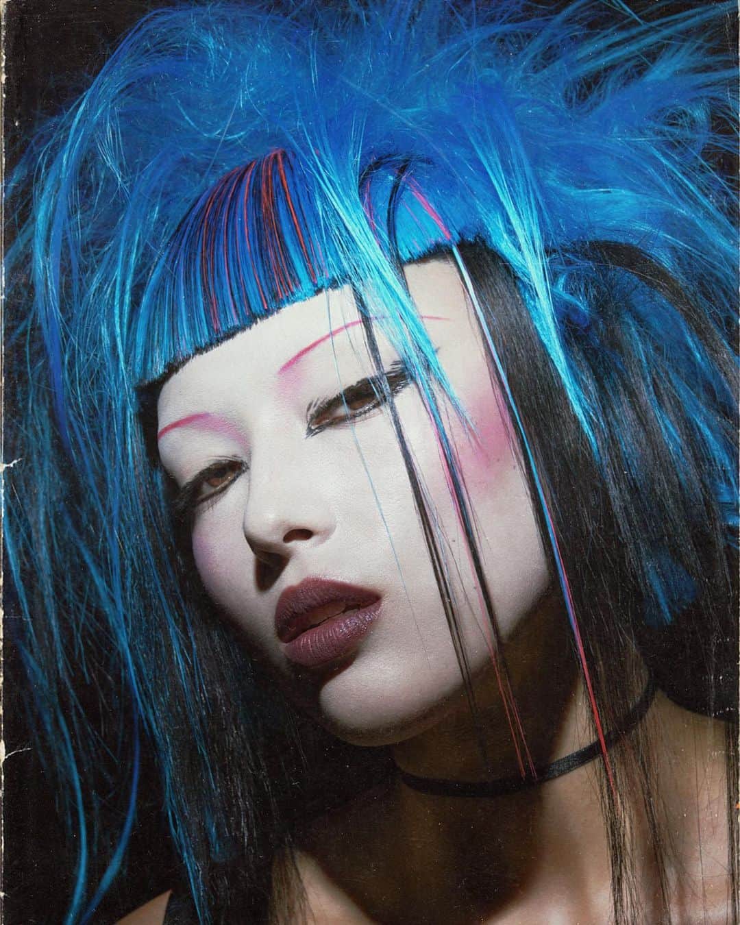 Megumuさんのインスタグラム写真 - (MegumuInstagram)「Punk Queen coming though😈 @id_japan  Shout out to the amazing team🥵💦 Hair @yuhokamo  Makeup @anatakahashiii  Styling  @ellefell_  Photography @joshwilkz」9月15日 9時28分 - megumu_offi
