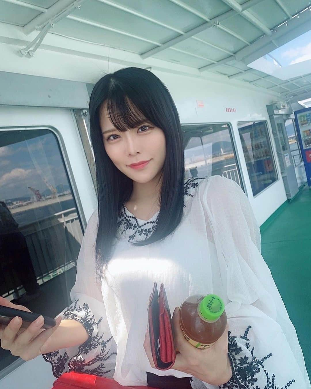 矢野帆夏さんのインスタグラム写真 - (矢野帆夏Instagram)「⛴  江田島へいくフェリーの時間好きです  天気よくて気持ちよかった！  #矢野帆夏#STU48#江田島#フェリー」9月15日 16時11分 - yanohonoka.stu48