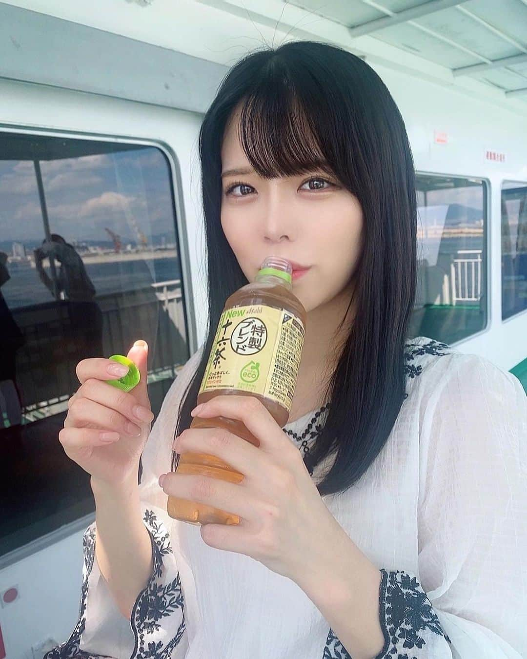 矢野帆夏さんのインスタグラム写真 - (矢野帆夏Instagram)「⛴  江田島へいくフェリーの時間好きです  天気よくて気持ちよかった！  #矢野帆夏#STU48#江田島#フェリー」9月15日 16時11分 - yanohonoka.stu48