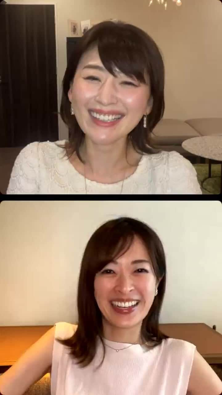 石沢綾子のインスタグラム：「石沢綾子×国井美佐 ゆるっとインスタライブ 沢山の質問やコメントありがとうございました！  9月20日（火）開催 『アナウンサーが伝える！なりたい私のつくり方』 voice-japan.jp/axa2022/  現在キャンセル待ちを受付中です。 インスタライブを聞いてくださった方は優先させていただきます✨ 会場でお待ちしています🌸  #石沢綾子 @ayako__ishizawa  #国井美佐 @kuniimisa_ana  #ＨＴＢ　#イチモニ #イチオシ #フリーアナウンサー  #なりたい私のつくり方」