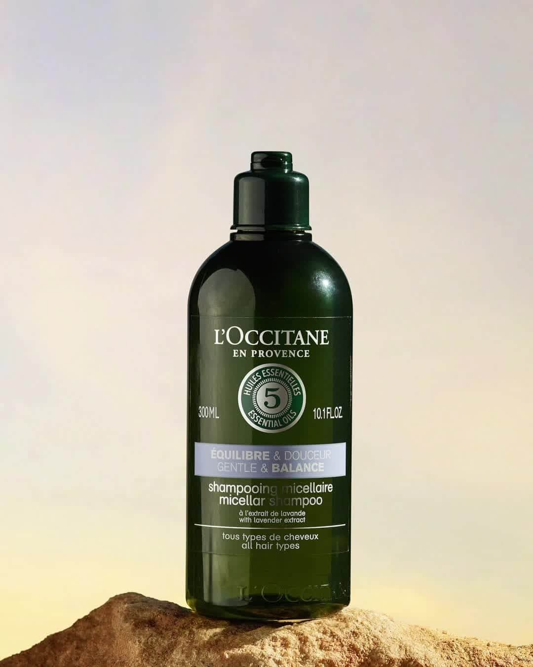ロクシタンのインスタグラム：「Your scalp is home to microbiota. ⁣ ⁣ An ecosystem in its own right, the microbiota is made up of micro-organisms that play a protective role for your scalp. When unbalanced, it can impact the health of your scalp.⁣ ⁣ That’s why we designed a Gentle & Balance hair care range with prebiotics to encourage a healthy balance of the bacteria of your scalp 👌 #WeReveal #Scalp #Haircare #Microbiota #LOccitane ⁣」