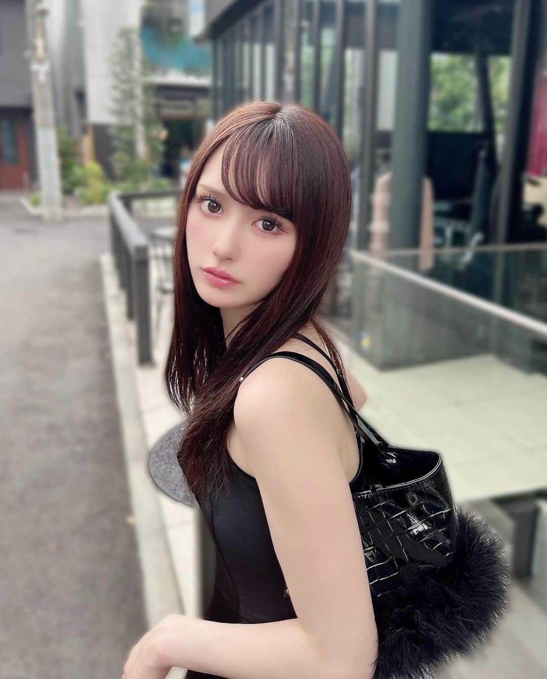 山本望叶のインスタグラム：「２枚目、怒ってるみたい😦笑  #ootd #code #コーデ #meltthelady #fictiontokyo」