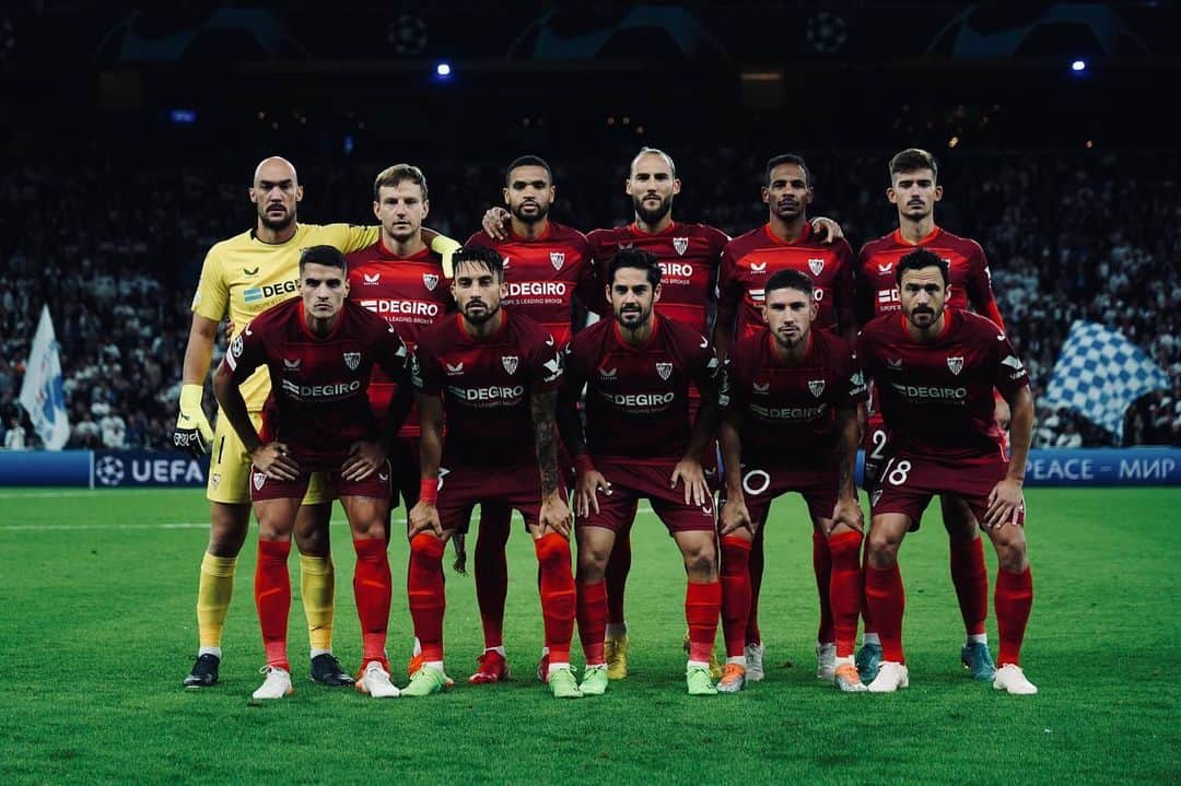 フランシスコ・ロマン・アラルコンのインスタグラム：「#championsleague @sevillafc」