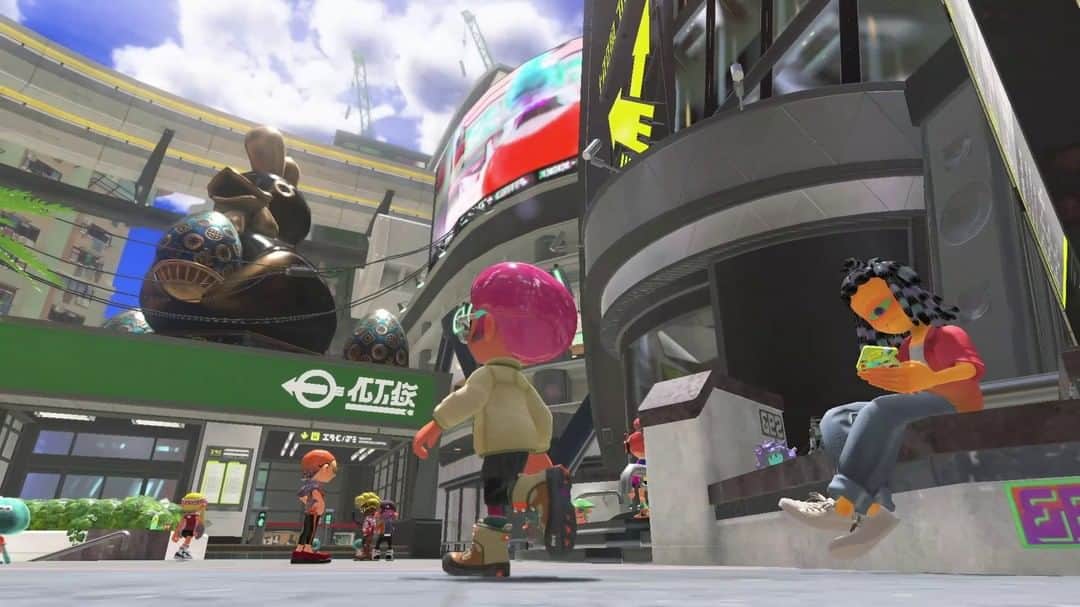 のインスタグラム：「#バンカラ街 #散歩 #コジャケ #スプラトゥーン3 #Splatoon3 #スプラトゥーン #Splatoon #NintendoSwitch #Nintendo #任天堂」