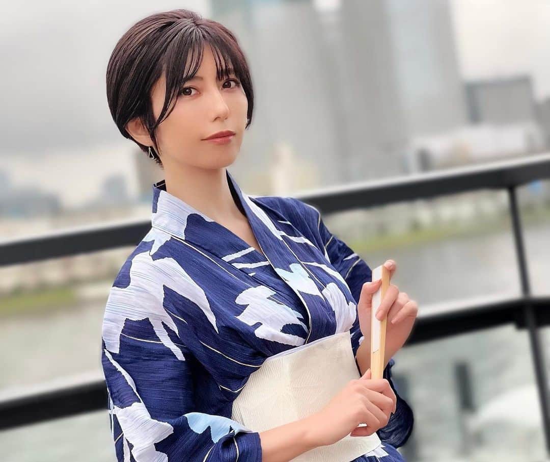 乃亜のインスタグラム：「浴衣を着ました ファンティアに無料コンテンツとして他の浴衣画像も投稿してあります みてねっ♡」