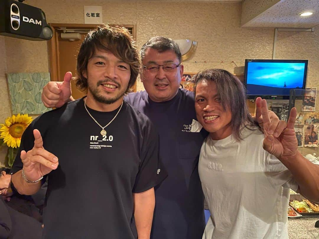 石森太二さんのインスタグラム写真 - (石森太二Instagram)「嬉しい再会🤘  何年振りか分からなかったが川畑さんは変わってなかった笑  #川畑輝鎮 #KENTA #石森太二」9月17日 19時51分 - taijiishimori