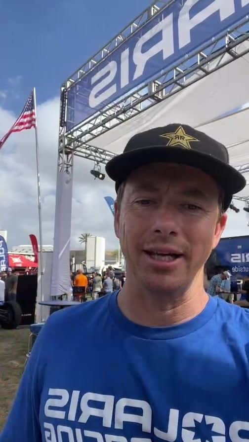タナー・フォウストのインスタグラム：「This weekend at the @polarisrzr booth!! Come on by!! Click the location👍👍」