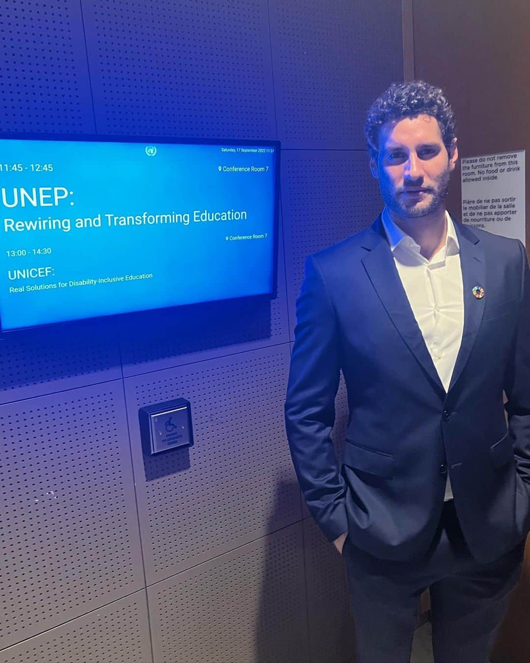 フランコ・ノリエガさんのインスタグラム写真 - (フランコ・ノリエガInstagram)「It is such an honor to be invited by @unitednations @unep to the Transforming Education Summit to share my point of view on such an important subject like educating ourselves on plastic pollution and possible solutions to solve this problem affecting everyone!  #UNGA」9月18日 8時43分 - franconorhal