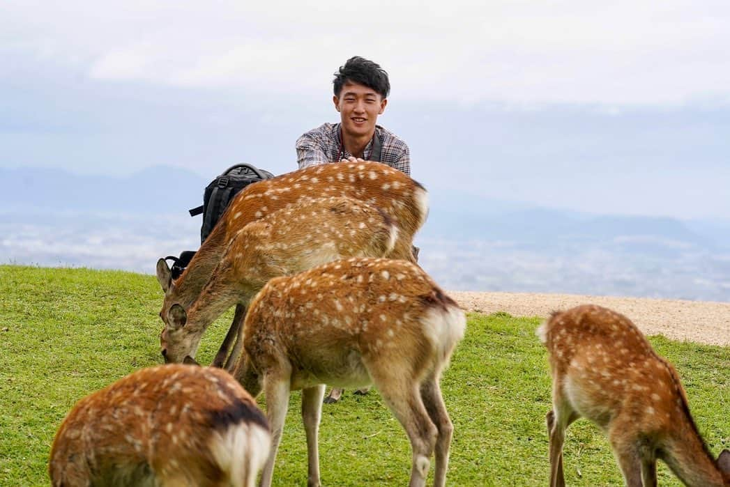 川端魁人さんのインスタグラム写真 - (川端魁人Instagram)「フォト師匠の祖父江さんと奈良に写真撮りに行きました📸🦌  楽しかったよ〜✌️  #奈良県 #カメラ男子」9月19日 12時19分 - kit_817kk