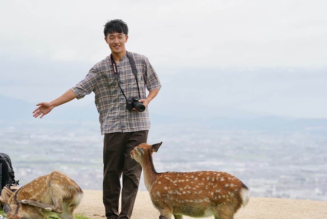 川端魁人さんのインスタグラム写真 - (川端魁人Instagram)「フォト師匠の祖父江さんと奈良に写真撮りに行きました📸🦌  楽しかったよ〜✌️  #奈良県 #カメラ男子」9月19日 12時19分 - kit_817kk