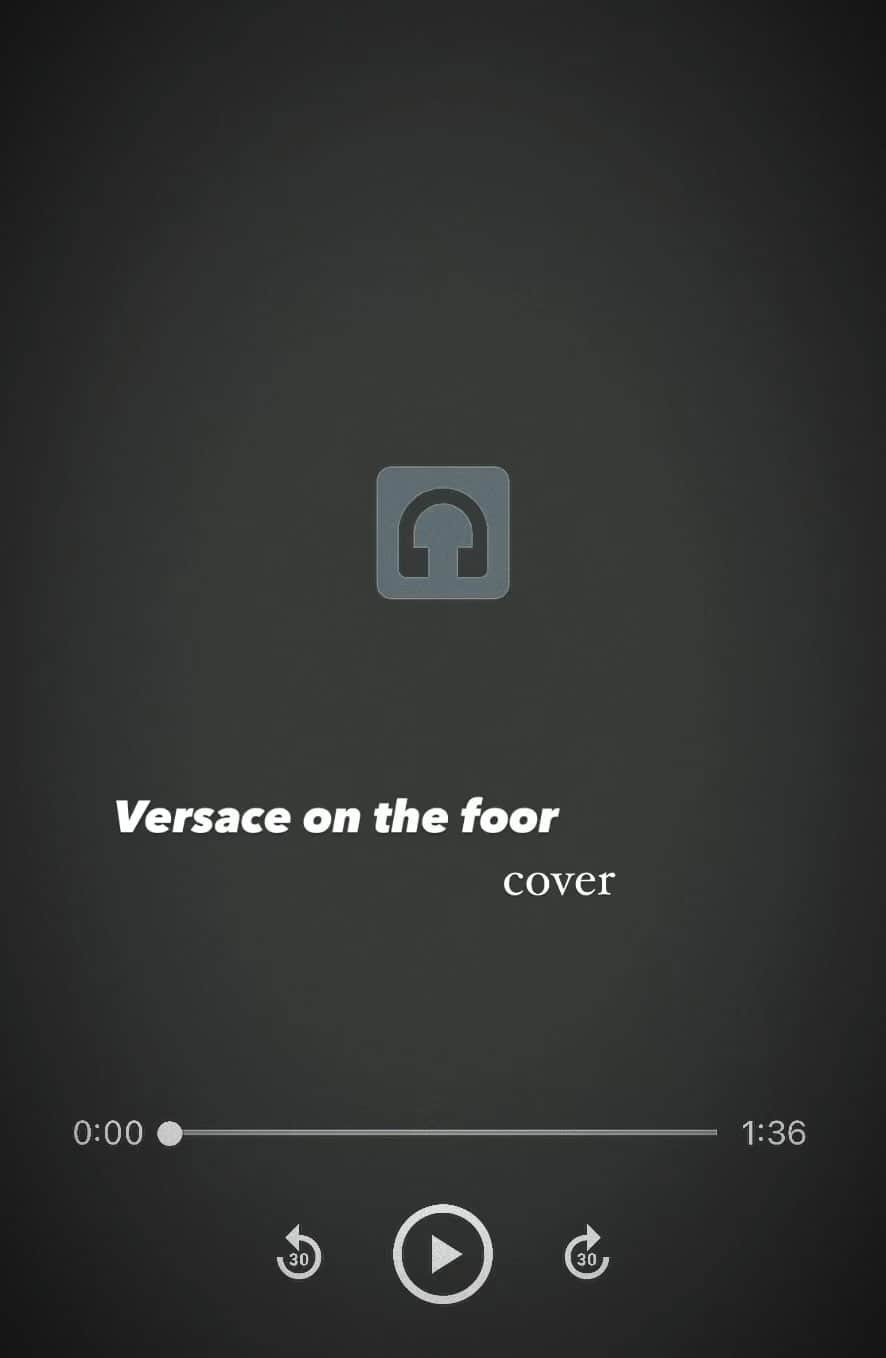 川口レイジのインスタグラム：「Versace on the floor / Bruno Mars🎤　cover」