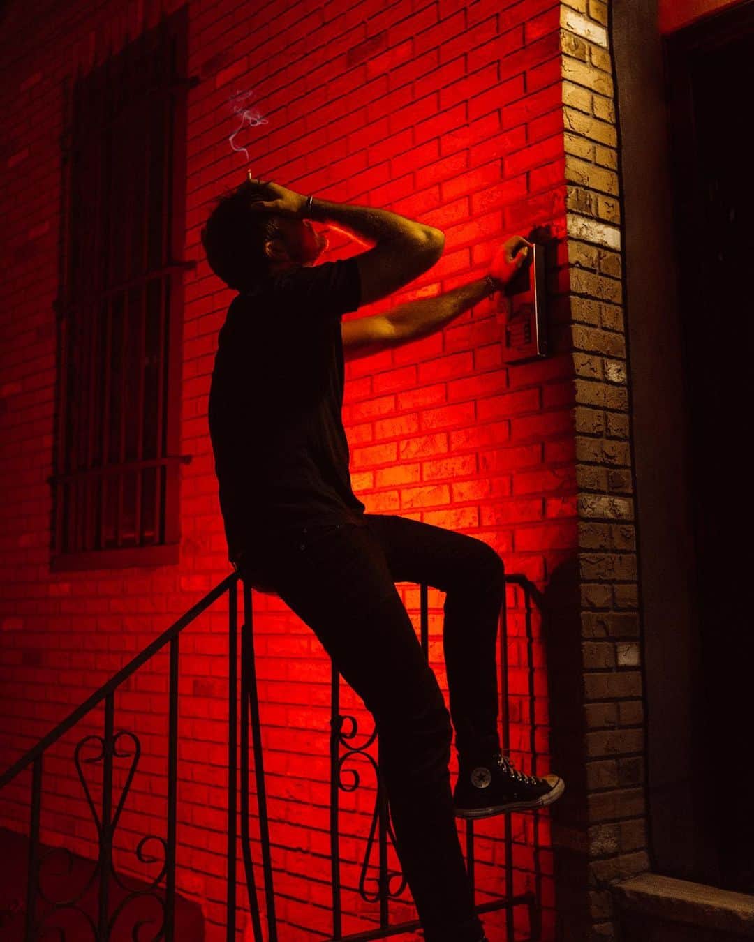 trashのインスタグラム：「RED BLOODED」