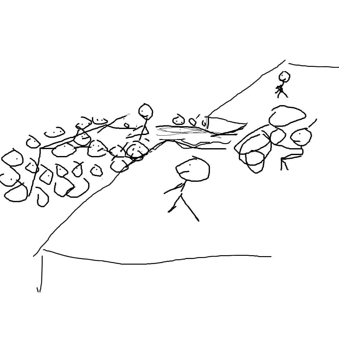 リヴァース・クオモのインスタグラム：「Stage plot for 2018 tour」