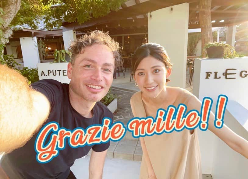 のインスタグラム：「「旅するためのイタリア語」 今シーズン最終回を迎えました🙌🏻🇮🇹  今回は福岡の旅。 大島の景色美しいですよね。  雲の隙間からふり注ぐ光のカーテン、 どこまでも続く静かな海、 満開のひまわり…  ロマンチックの全てが詰まっていました。 人生の大切な時にまた来たいな😌🌻  今シーズン最終回に伴い、Twitterなどでも 嬉しいコメントをたくさん 見かけまして、感無量です😢  10月から応用編が始まりますが、 やはり思い返しちゃうと 色々なできごと、出会いにぐっときます❤️‍🔥  いつも全力で向き合ってくれる マッテオ、天使先生、 そしてスタッフ全員の皆さま。 かけがえのない時間と経験をありがとうございます😆  絶対みんなでイタリア、行きましょうね…！🇮🇹🍕  といいつつ、 来月からも変わらずです❤️‍🔥 引き続き… Studiamo insieme!!!  1つの区切りにご挨拶でした🌻😊  Grazie mille!!! Vi voglio tanto tanto bene❤️💚❤️  un bacio💋  Saori  #旅するためのイタリア語  #nhkeテレ #旅行 #イタリア#このメンバーでイタリアロケ行きたい」