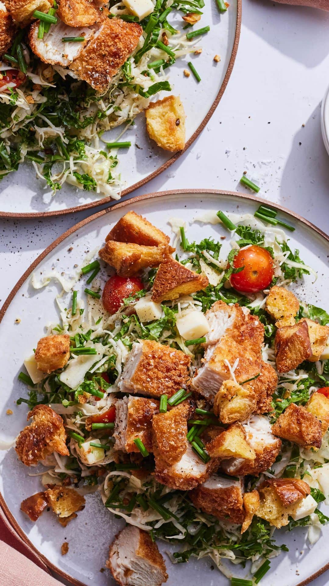 Gaby Dalkinのインスタグラム：「IG live from 9/19 - Fried Chicken Salad (inspired by Honor Bar) and a mega @allclad giveaway!」