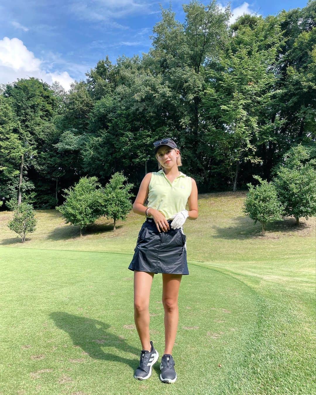 平野杏梨のインスタグラム：「ちょっと前の⛳️🔥」