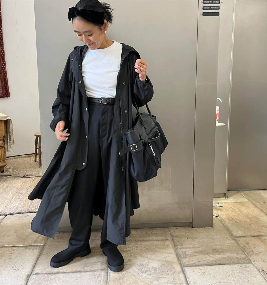 金子綾さんのインスタグラム写真 - (金子綾Instagram)「today's... #ootd  #akcloset  #shootingday   レインコートがとても便利だと感じた 台風の2.3日😂」9月20日 17時50分 - ayaaa0707