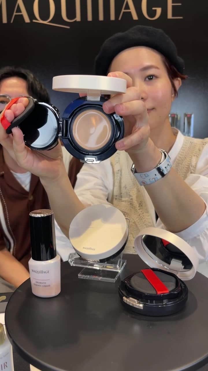 マキアージュのインスタグラム：「9/21日発売！新クッションファンデ紹介配信」