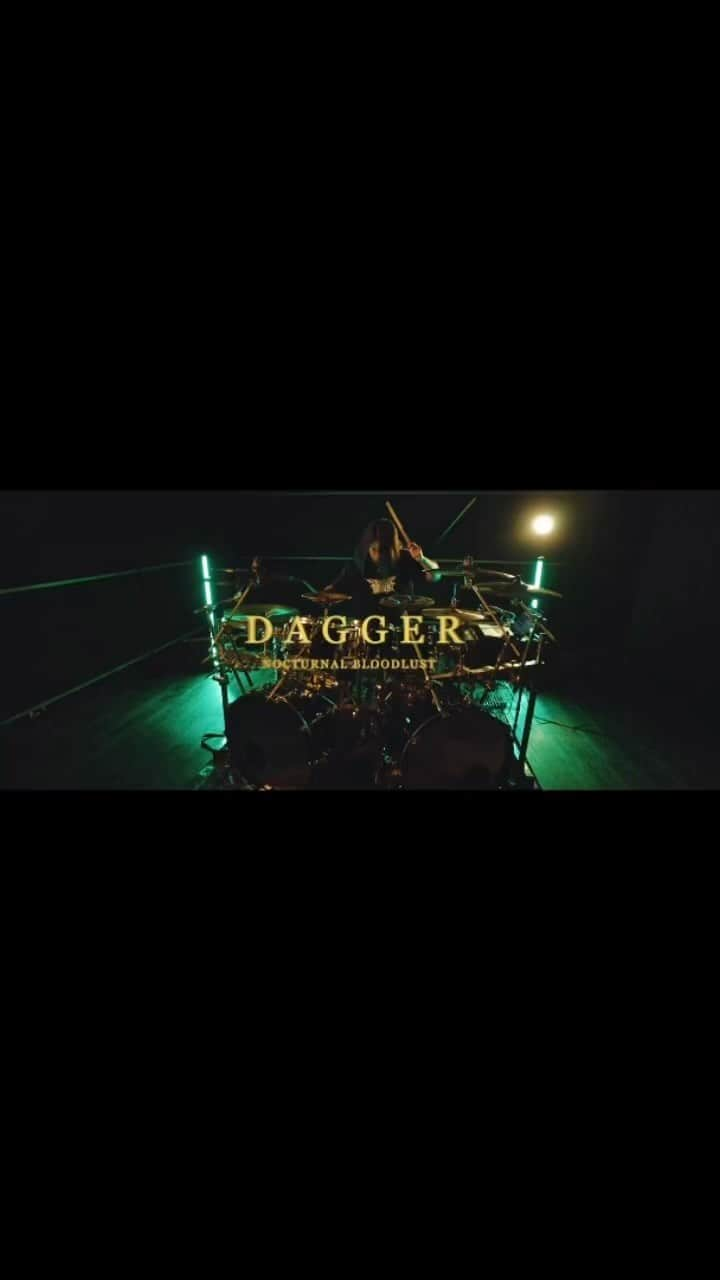 Natsuのインスタグラム：「Dagger playthrough  #nocturnalbloodlust #ノクブラ #drums #drumcam #drummer #metal  #metalhead #metalcore #deathcore #deathmetal #blastbeat #japanesemetal #japanesemetalcore #breakdowns #breakdown #doublebassdrum #blastbeats #metaldrummer #metaldrumming」