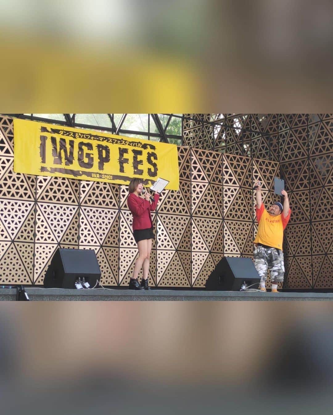 ICCHANのインスタグラム：「. 振り返り投稿(*^^*) . 🎤🍀🌈🎤🍀🌈🎤🍀🌈🎤🍀 . . 【I.W.G.P FES】✨ . 今年の夏、特に7/15~17は雅王のバースデーイベントからI.W.G.P FESと朝から晩までMC三昧でした🥰💕 幸せ極まりない✨ . こちらのFESは昨年MC全国ツアーで同じチームでずっとMCご一緒させて頂いてたもう心の支えでしたMC Soffy @mc_soffy さんにお声かけ頂きまして 出演させて頂きました✨ . 1年越しにまたこうやってMCご一緒させて頂けるなんて本当に幸せ者です😢✨ . . I.W.G.P FES とーーってもアツいイベントでした✨ 池袋西口公園のステージでMC出来たの嬉しかったなぁ✨ . コロナ禍からの2年越しの開催、、 主催のRIHITOさん @rihito_ttm のお言葉やパフォーマンスをはじめ、出演者の皆様の想いと熱気に彩られたパフォーマンスにより、暑い夏が更にアツくなり、池袋から沢山の未来の希望が拡がっていくようなそんな素敵なイベントでした。 . . そんな素晴らしいイベントの1片でも携われたことが本当に嬉しく最高の思い出です。 . もう心の底から湧き出るパワーに鳥肌が止まらない7/16.17の2日間でした✨ 携わらせて頂き本当にありがとうございました❣️😭💓 沢山のご縁に感謝です🙏✨ . .」