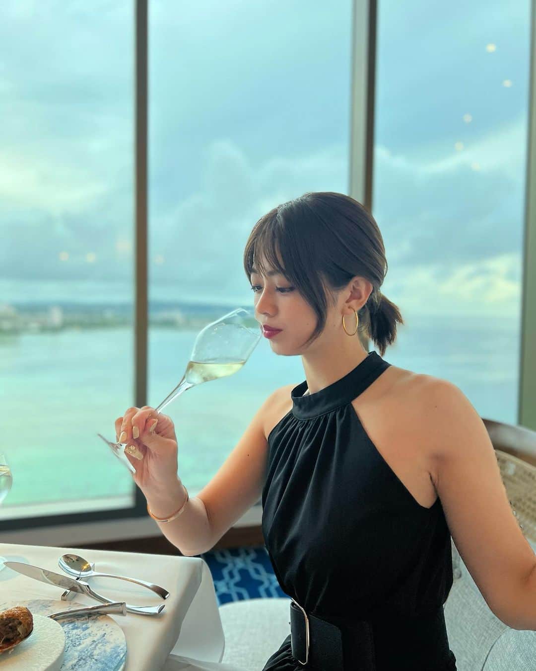 武井玲奈さんのインスタグラム写真 - (武井玲奈Instagram)「Guam Dinner 🥂🧡」9月21日 6時14分 - takeirena