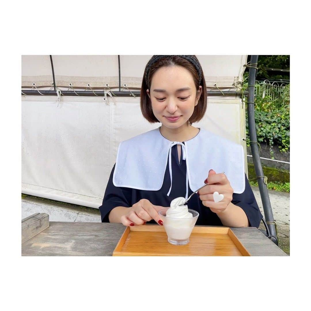 後藤晴菜のインスタグラム：「秋の陽気〜🍁🍦」