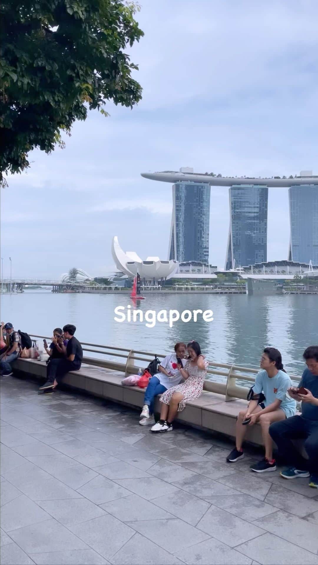 田代有三のインスタグラム：「3年ぶりの海外 #Singapore #travel #marinabaysands #merlion #universalstudiosingapore #yuzotashiro #family」