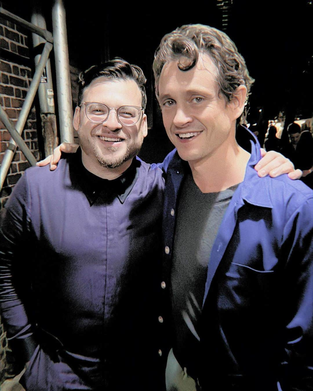 ヒュー・ダンシーのインスタグラム：「Hugh Dancy and Christopher Oscar Peña at the opening night of the new play "This Beautiful Future" at The Cherry Lane Theatre on September 20, 2022.  - #hughdancy #christopheroscarpeña #thisbeautifulfuture #newyork #newyorkcity #nyc」