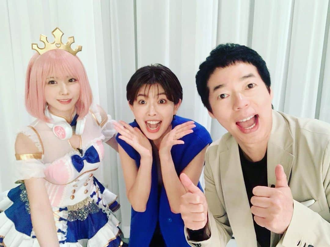 林マオさんのインスタグラム写真 - (林マオInstagram)「今週のネタバレ！！  コスプレーヤーの #えなこ　さんと #今田耕司　さんと❤️  えなこさん いや、 えなこ様の 後ろ姿…まだ目に焼き付いてる😍  可愛いかったなぁ〜　 本当にアニメの世界から出てきたみたいやった😍  今週は 芸能人の皆さんの"トリセツ" をご紹介✨  えなこ様のトリセツは…🫣❤️ 今田さんのトリセツは…🤣  是非ご覧ください♪  #ネタバレmtg  #トリセツ #SNS疲れ #土曜お昼 #11時55分」9月22日 22時04分 - maohayashi_ytv