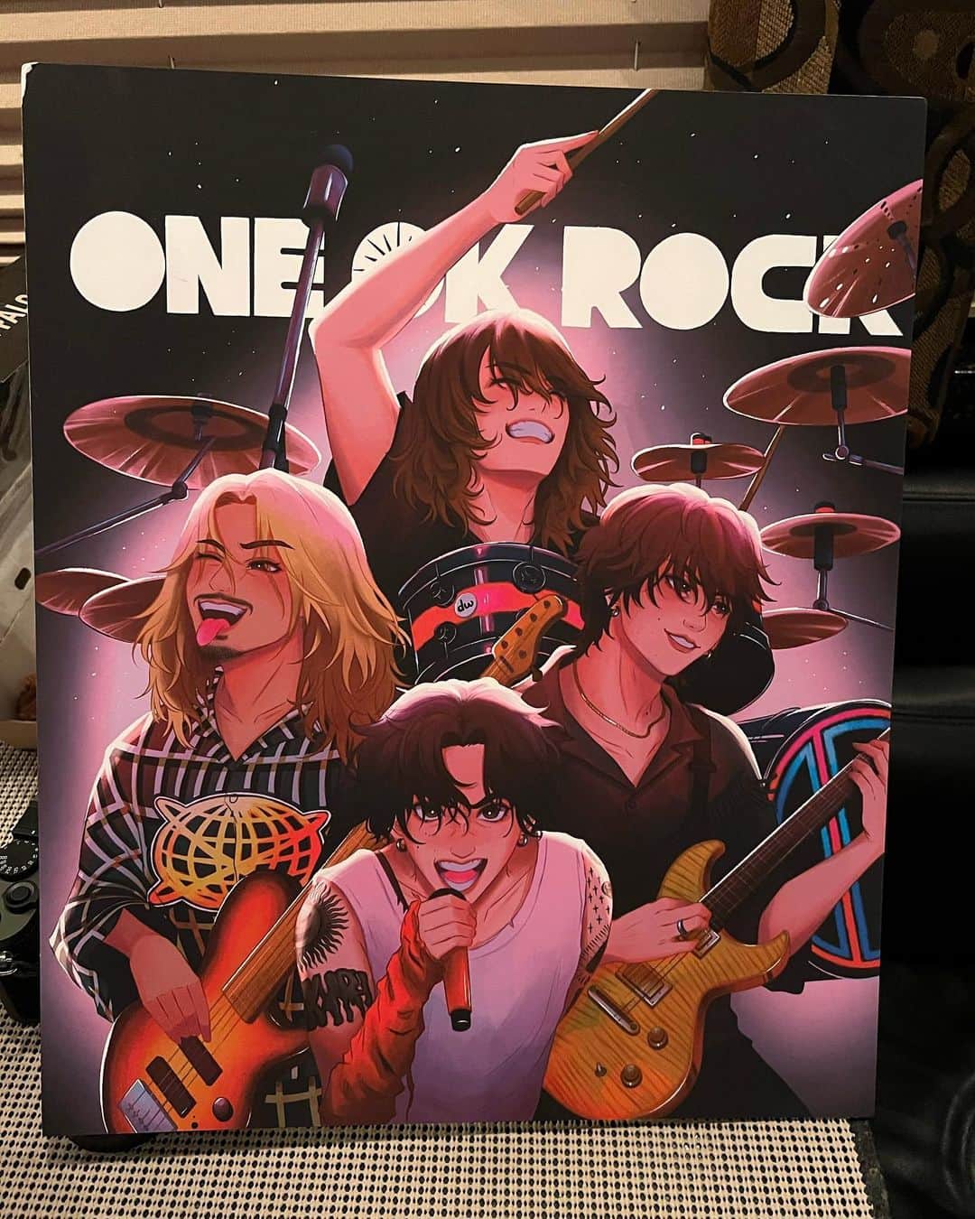 Taka のインスタグラム：「Yooooo this is fucking great!!!I love it!!!!!! Thank you so much @uchimakeii」