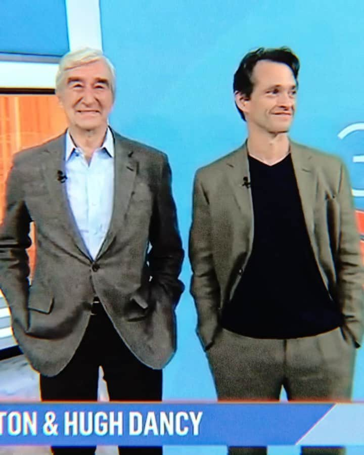 ヒュー・ダンシーのインスタグラム：「For the first time ever, all three “Law & Order” shows are coming together to tell one story over three hours in a cross-over event.   Stars Sam Waterston and Hugh Dancy share what fans can expect from the massive television event on @todayshow.  - #hughdancy #lawandordersvu #lawandorder #samwaterston」