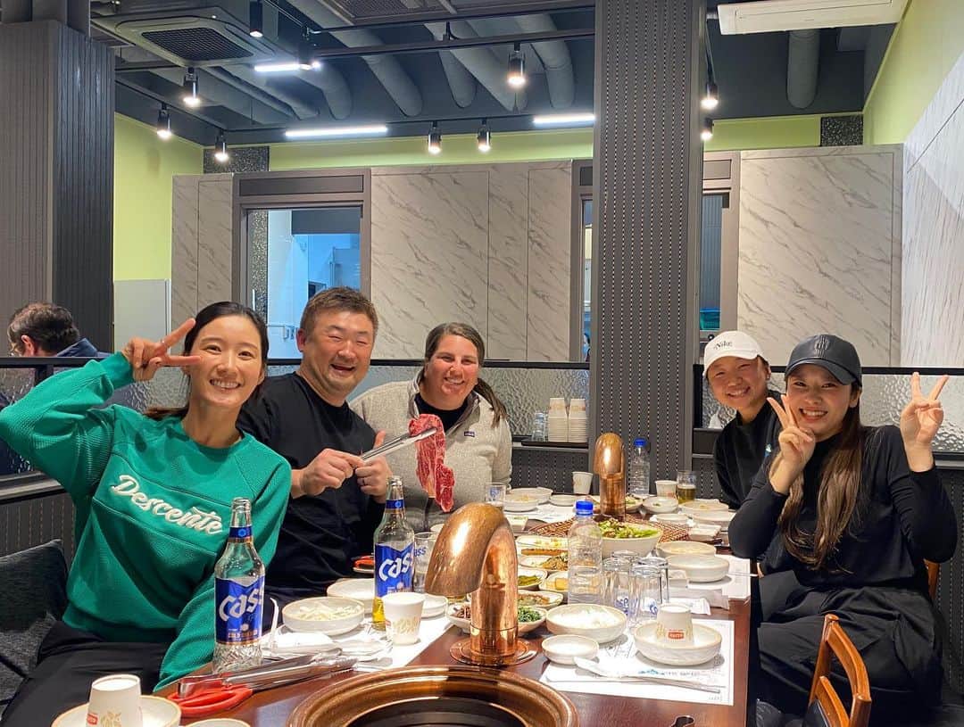 シェラ・チョイさんのインスタグラム写真 - (シェラ・チョイInstagram)「2022 K-dinner in Korea was very grateful and delicious 😍Ready for the moving day^^ #LPGA」10月21日 21時33分 - thechellachoi