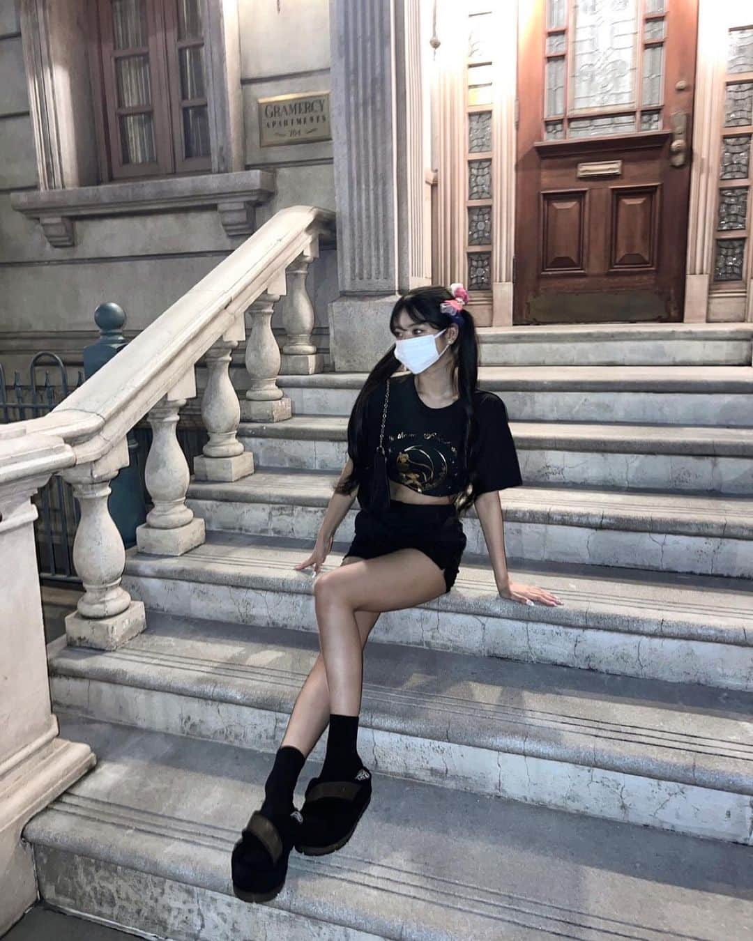 田中杏奈のインスタグラム：「小学生以来のツインテール♡♡」