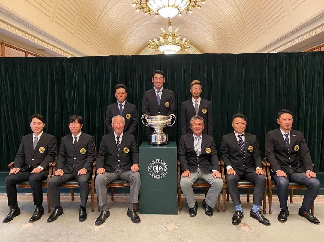 小平智のインスタグラム：「日本オープン⛳️ チャンピオンズディナー🏆 #日本オープン #日本オープンゴルフ選手権 #チャンピオンズディナー #歴代優勝者」