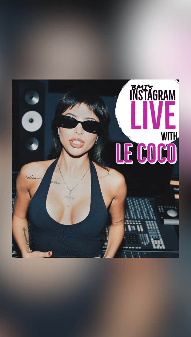 Broadcast Music, Inc.のインスタグラム：「Today, @lecocoramos stopped by #BMINYC! Watch now!」