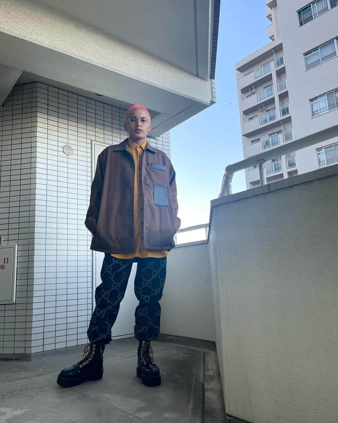 斉藤平七（へえ）のインスタグラム：「厚底大好き🥾  #ボウズライフ」