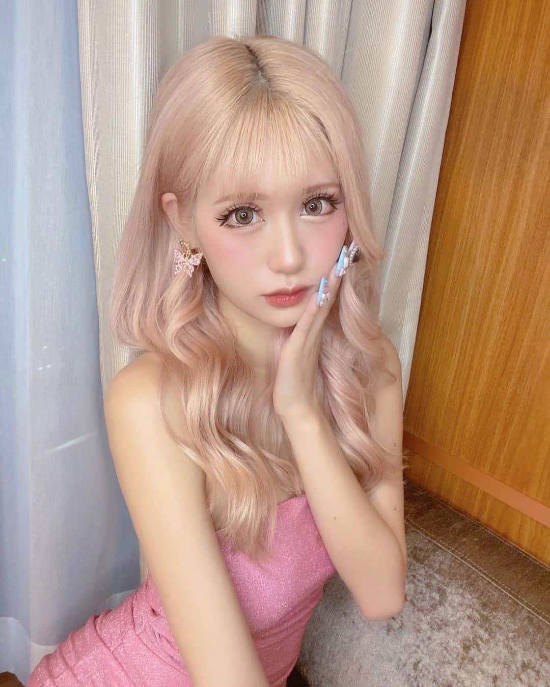 あいめろ姫のインスタグラム：「New pink💘💘💘」